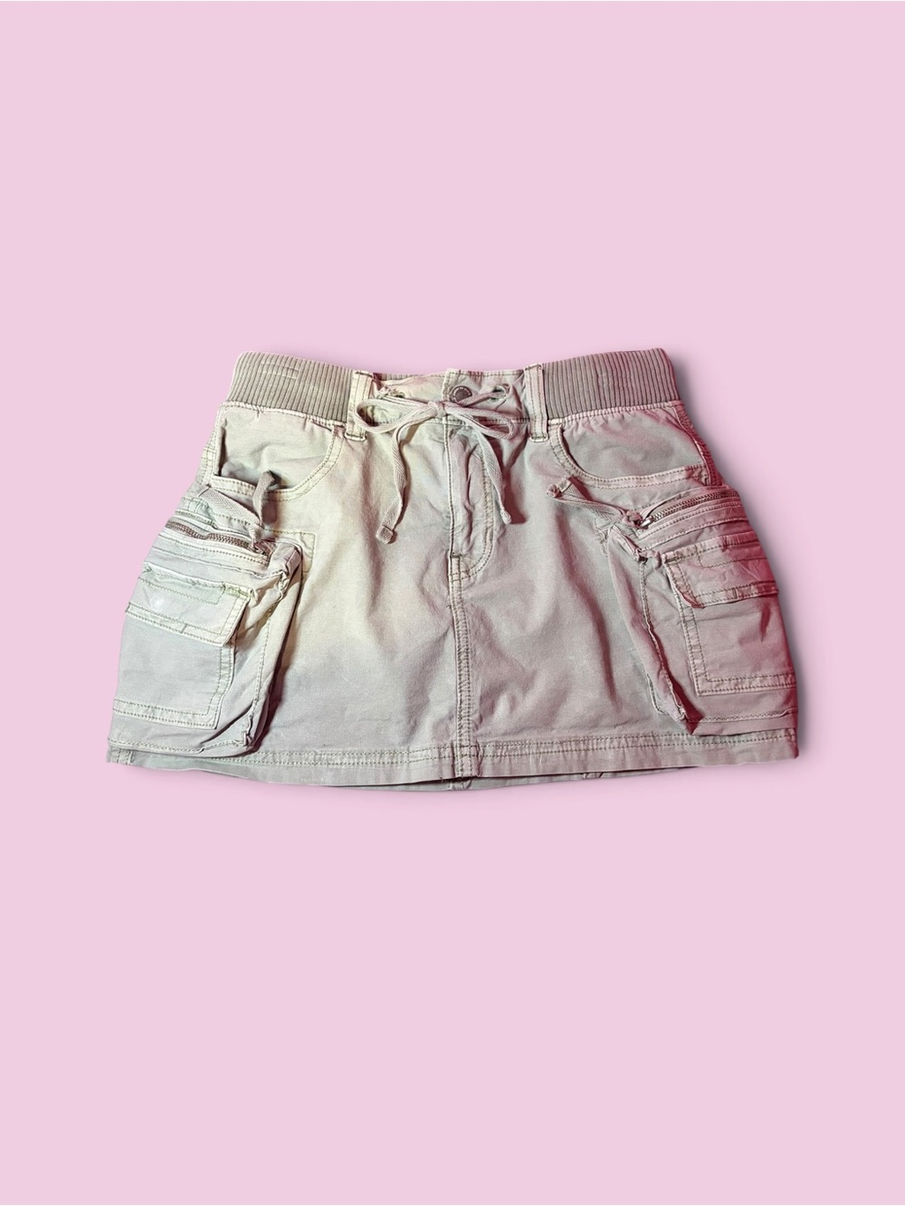 American Eagle Outfitters Dusty Pink Ribbed Hem Top